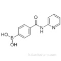 ACIDE AMINOCARBONYLPHENYLBORONIQUE 4- (PYRIDIN-2-YL) CAS 850568-25-1